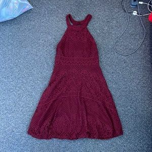 Maroon dress